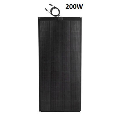 Monocrystalline ETFE 20V 200W Flexible Solar Panels For Home Custom Made