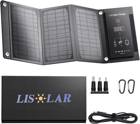 Lightweight Solar Folding Bag 21W Solar Charger Foldable Solar Charging Solution