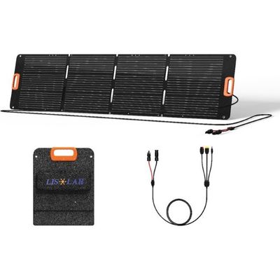 80W Folding ETFE Portable Solar Battery Charger For Outdoor Venture