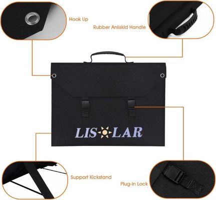 Multi Functional Solar Folding Bag Handbags Lightweight Foldable 100W Solar Panel