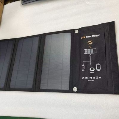 21W Portable Folding Solar Panel Handbag For Camping Travelling