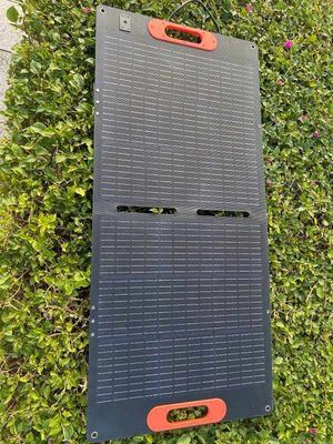 Dual Fold Solar Charger with Waterproof ETFE Surface and Up To 23.5% Solar Panel Efficiency