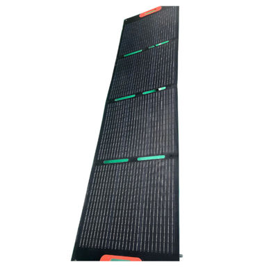 Foldable Solar Charger 4 Fold Unfold Size 1670*500*5MM Folded Size 440*500*50MM for Travelers and Campers